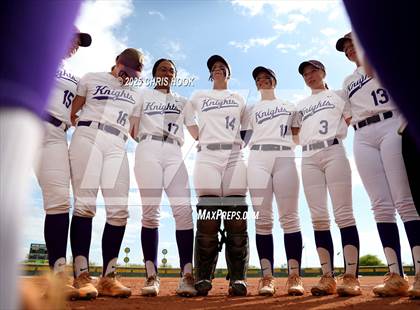 Thumbnail 2 in Arizona College Prep vs Canyon del Oro (AIA Softball 5A Round 2B) photogallery.