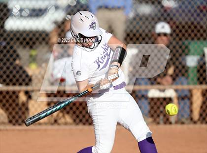 Thumbnail 3 in Arizona College Prep vs Canyon del Oro (AIA Softball 5A Round 2B) photogallery.