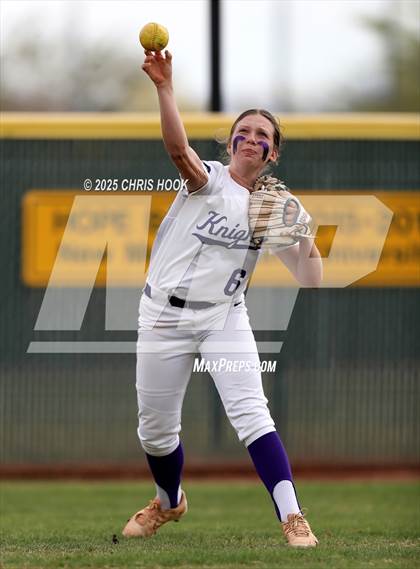 Thumbnail 1 in Arizona College Prep vs Canyon del Oro (AIA Softball 5A Round 2B) photogallery.