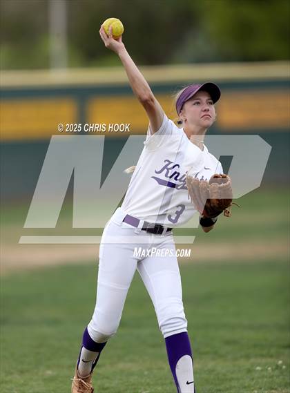 Thumbnail 3 in Arizona College Prep vs Canyon del Oro (AIA Softball 5A Round 2B) photogallery.