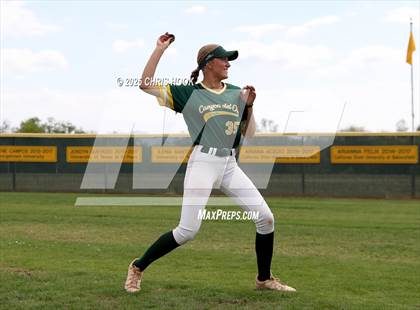 Thumbnail 1 in Arizona College Prep vs Canyon del Oro (AIA Softball 5A Round 2B) photogallery.