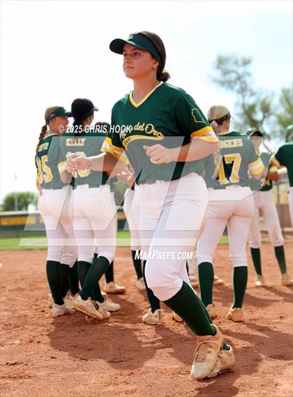 Thumbnail 3 in Arizona College Prep vs Canyon del Oro (AIA Softball 5A Round 2B) photogallery.