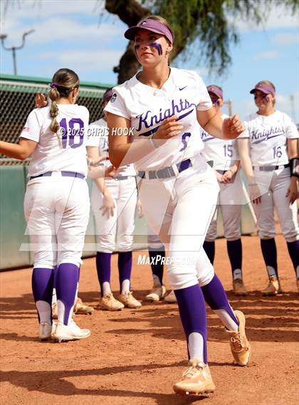 Thumbnail 1 in Arizona College Prep vs Canyon del Oro (AIA Softball 5A Round 2B) photogallery.