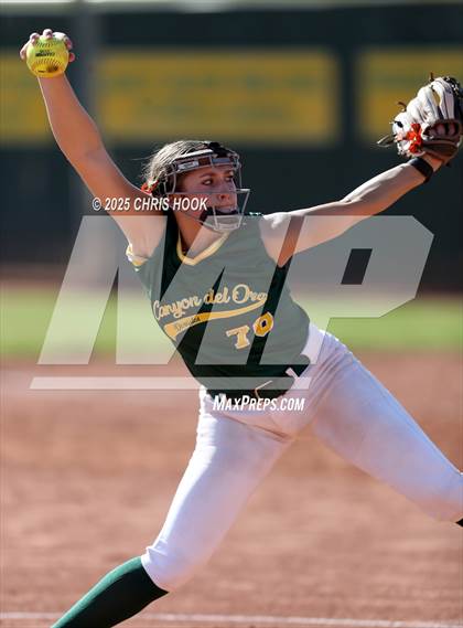 Thumbnail 2 in Arizona College Prep vs Canyon del Oro (AIA Softball 5A Round 2B) photogallery.