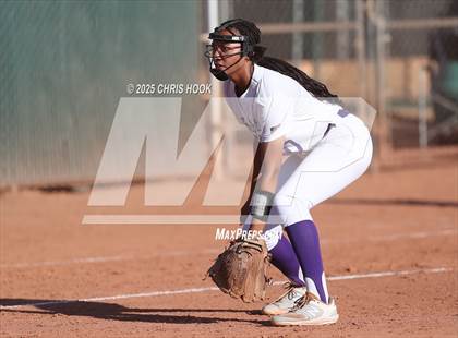Thumbnail 3 in Arizona College Prep vs Canyon del Oro (AIA Softball 5A Round 2B) photogallery.