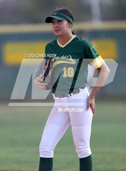 Thumbnail 3 in Arizona College Prep vs Canyon del Oro (AIA Softball 5A Round 2B) photogallery.
