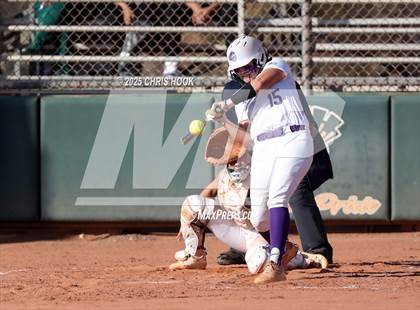 Thumbnail 1 in Arizona College Prep vs Canyon del Oro (AIA Softball 5A Round 2B) photogallery.