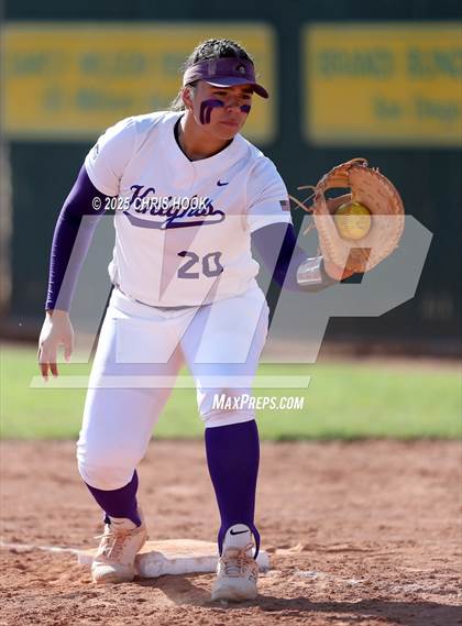 Thumbnail 2 in Arizona College Prep vs Canyon del Oro (AIA Softball 5A Round 2B) photogallery.