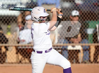 Thumbnail 2 in Arizona College Prep vs Canyon del Oro (AIA Softball 5A Round 2B) photogallery.