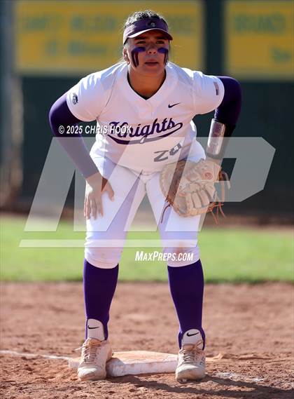 Thumbnail 1 in Arizona College Prep vs Canyon del Oro (AIA Softball 5A Round 2B) photogallery.