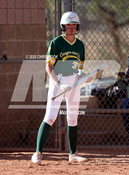 Thumbnail 1 in Arizona College Prep vs Canyon del Oro (AIA Softball 5A Round 2B) photogallery.