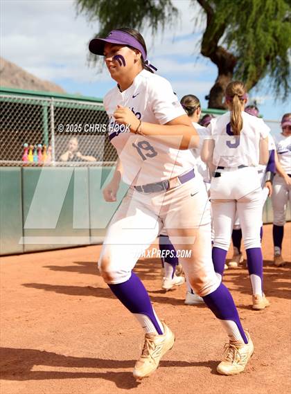 Thumbnail 2 in Arizona College Prep vs Canyon del Oro (AIA Softball 5A Round 2B) photogallery.