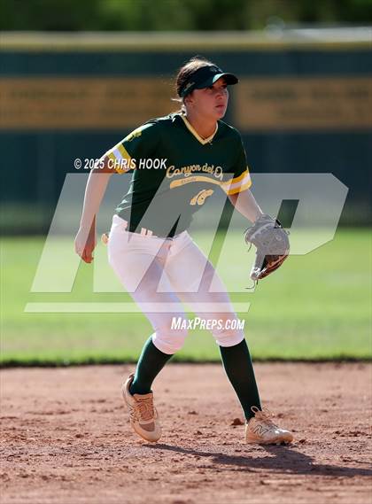 Thumbnail 2 in Arizona College Prep vs Canyon del Oro (AIA Softball 5A Round 2B) photogallery.