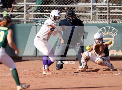 Thumbnail 3 in Arizona College Prep vs Canyon del Oro (AIA Softball 5A Round 2B) photogallery.