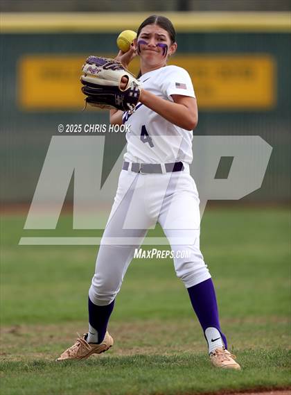 Thumbnail 3 in Arizona College Prep vs Canyon del Oro (AIA Softball 5A Round 2B) photogallery.