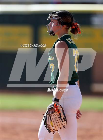 Thumbnail 3 in Arizona College Prep vs Canyon del Oro (AIA Softball 5A Round 2B) photogallery.