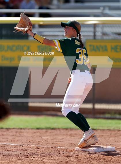 Thumbnail 3 in Arizona College Prep vs Canyon del Oro (AIA Softball 5A Round 2B) photogallery.