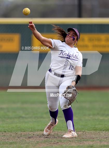 Thumbnail 1 in Arizona College Prep vs Canyon del Oro (AIA Softball 5A Round 2B) photogallery.