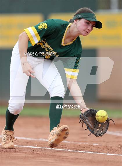 Thumbnail 3 in Arizona College Prep vs Canyon del Oro (AIA Softball 5A Round 2B) photogallery.