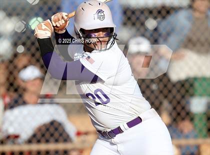 Thumbnail 3 in Arizona College Prep vs Canyon del Oro (AIA Softball 5A Round 2B) photogallery.
