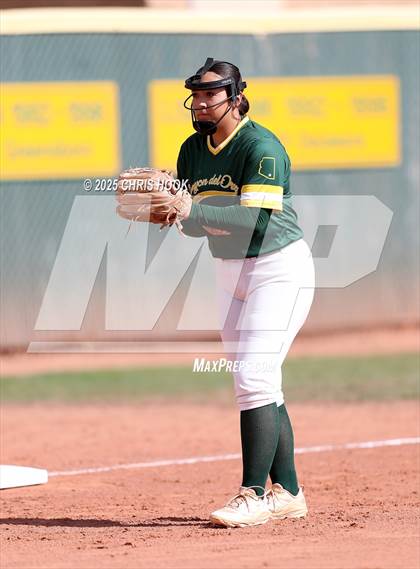 Thumbnail 1 in Arizona College Prep vs Canyon del Oro (AIA Softball 5A Round 2B) photogallery.