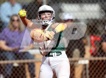 Thumbnail 3 in Arizona College Prep vs Canyon del Oro (AIA Softball 5A Round 2B) photogallery.