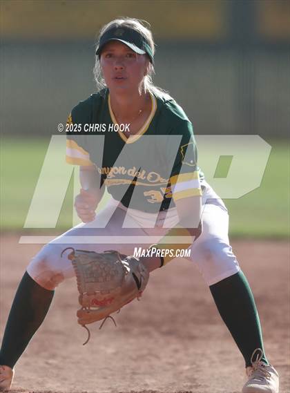 Thumbnail 3 in Arizona College Prep vs Canyon del Oro (AIA Softball 5A Round 2B) photogallery.
