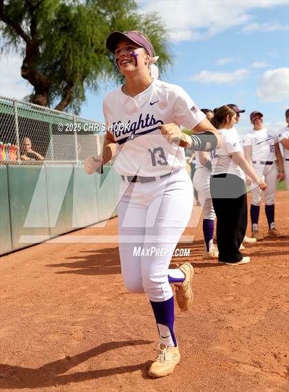 Thumbnail 2 in Arizona College Prep vs Canyon del Oro (AIA Softball 5A Round 2B) photogallery.