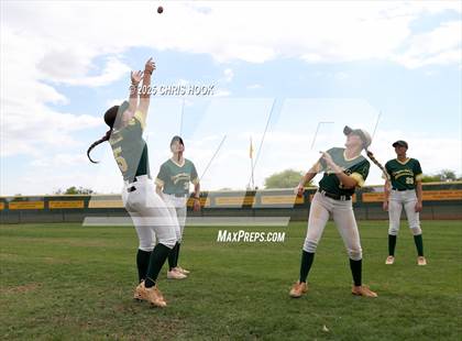 Thumbnail 3 in Arizona College Prep vs Canyon del Oro (AIA Softball 5A Round 2B) photogallery.