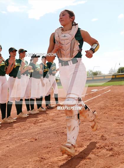 Thumbnail 3 in Arizona College Prep vs Canyon del Oro (AIA Softball 5A Round 2B) photogallery.