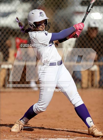 Thumbnail 3 in Arizona College Prep vs Canyon del Oro (AIA Softball 5A Round 2B) photogallery.