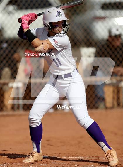 Thumbnail 1 in Arizona College Prep vs Canyon del Oro (AIA Softball 5A Round 2B) photogallery.