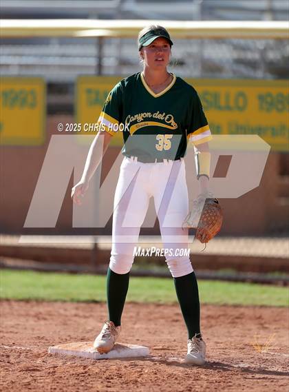 Thumbnail 1 in Arizona College Prep vs Canyon del Oro (AIA Softball 5A Round 2B) photogallery.