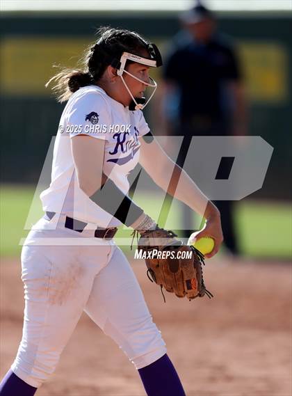 Thumbnail 3 in Arizona College Prep vs Canyon del Oro (AIA Softball 5A Round 2B) photogallery.
