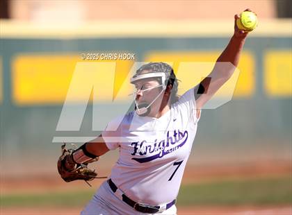 Thumbnail 1 in Arizona College Prep vs Canyon del Oro (AIA Softball 5A Round 2B) photogallery.