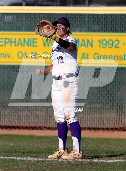 Thumbnail 3 in Arizona College Prep vs Canyon del Oro (AIA Softball 5A Round 2B) photogallery.
