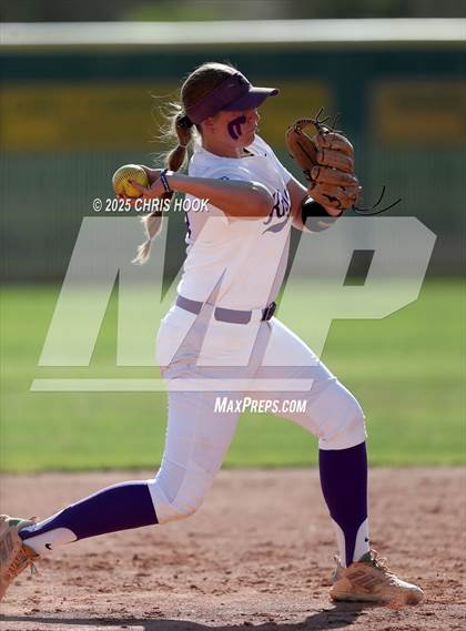 Thumbnail 3 in Arizona College Prep vs Canyon del Oro (AIA Softball 5A Round 2B) photogallery.