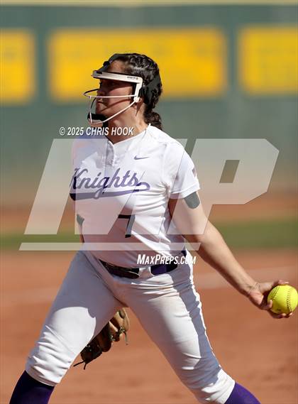 Thumbnail 2 in Arizona College Prep vs Canyon del Oro (AIA Softball 5A Round 2B) photogallery.