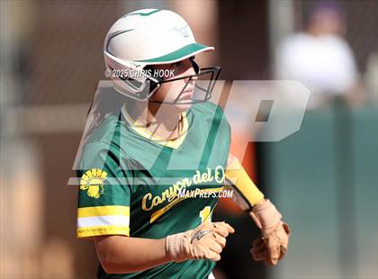 Thumbnail 3 in Arizona College Prep vs Canyon del Oro (AIA Softball 5A Round 2B) photogallery.