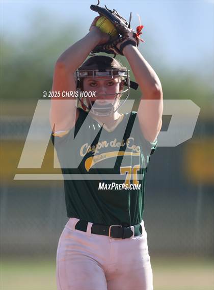Thumbnail 2 in Arizona College Prep vs Canyon del Oro (AIA Softball 5A Round 2B) photogallery.