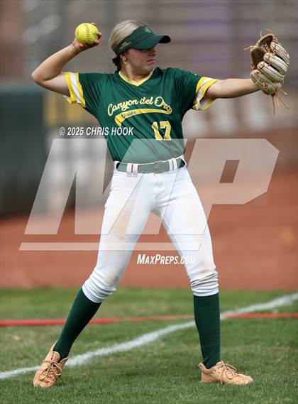 Thumbnail 1 in Arizona College Prep vs Canyon del Oro (AIA Softball 5A Round 2B) photogallery.
