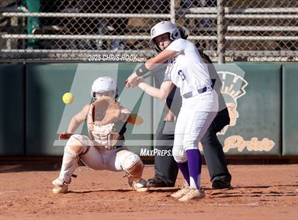 Thumbnail 1 in Arizona College Prep vs Canyon del Oro (AIA Softball 5A Round 2B) photogallery.