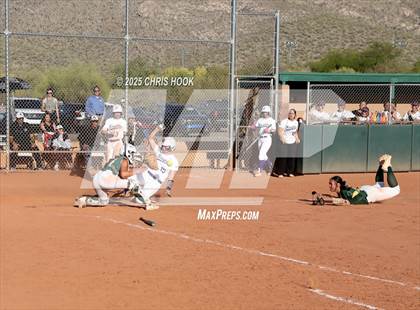 Thumbnail 3 in Arizona College Prep vs Canyon del Oro (AIA Softball 5A Round 2B) photogallery.
