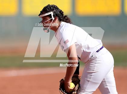 Thumbnail 3 in Arizona College Prep vs Canyon del Oro (AIA Softball 5A Round 2B) photogallery.