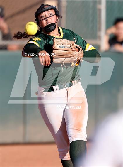 Thumbnail 1 in Arizona College Prep vs Canyon del Oro (AIA Softball 5A Round 2B) photogallery.