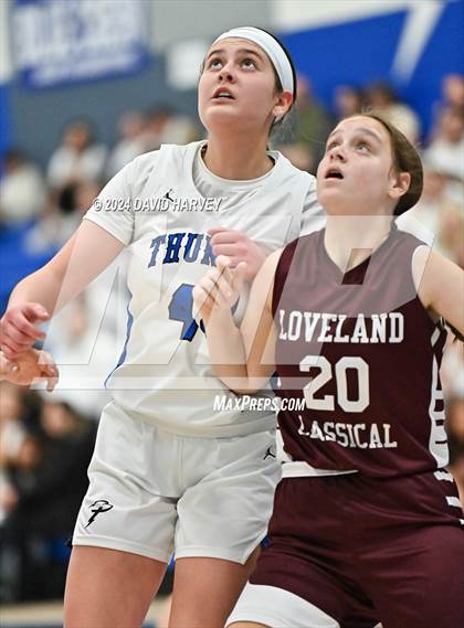 Thumbnail 2 in  Loveland Classical vs Denver Christian (CHSAA 2A Sweet 16) photogallery.