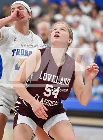 Thumbnail 3 in  Loveland Classical vs Denver Christian (CHSAA 2A Sweet 16) photogallery.