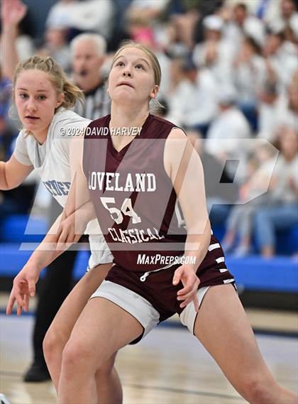 Thumbnail 2 in  Loveland Classical vs Denver Christian (CHSAA 2A Sweet 16) photogallery.