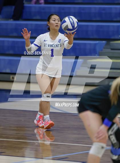 Thumbnail 2 in Lovett vs. St. Vincent's (GHSA Private Quarterfinal) photogallery.