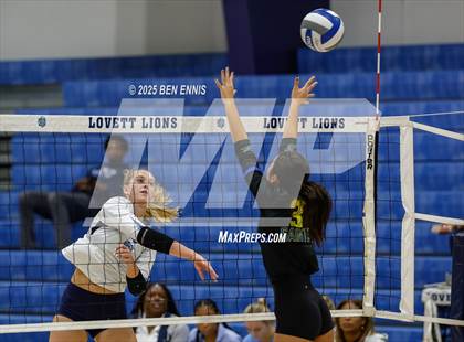 Thumbnail 1 in Lovett vs. St. Vincent's (GHSA Private Quarterfinal) photogallery.